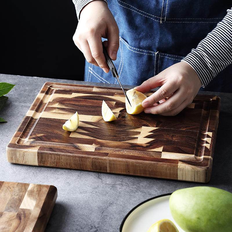 Elegant Kitchen Household Parquet Solid Wood Cutting Board - Killer Products