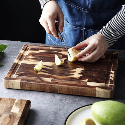 Elegant Kitchen Household Parquet Solid Wood Cutting Board - Killer Products