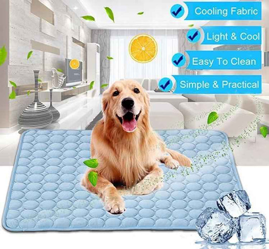 Cooling Pet Dog Cat Ice Silk Nest Pad For Summer - Killer Products