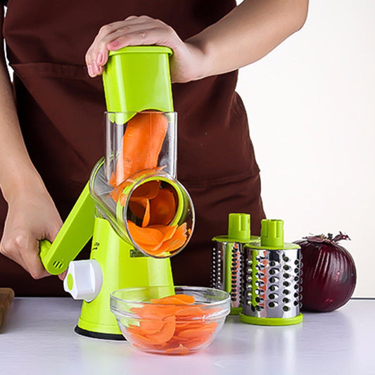 Vegetable Cutter Round Mandoline Slicer for Potato, Carrot, Cheese - Killer Products