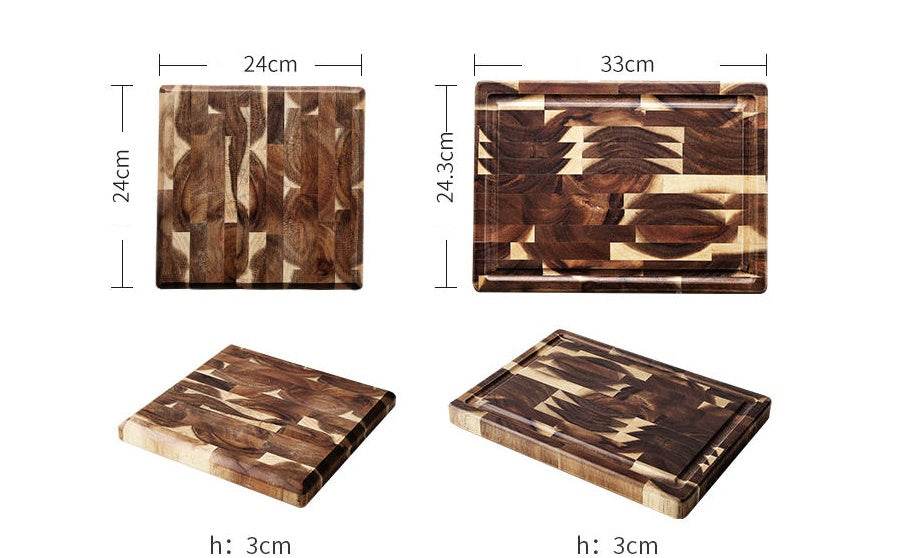 Elegant Kitchen Household Parquet Solid Wood Cutting Board - Killer Products