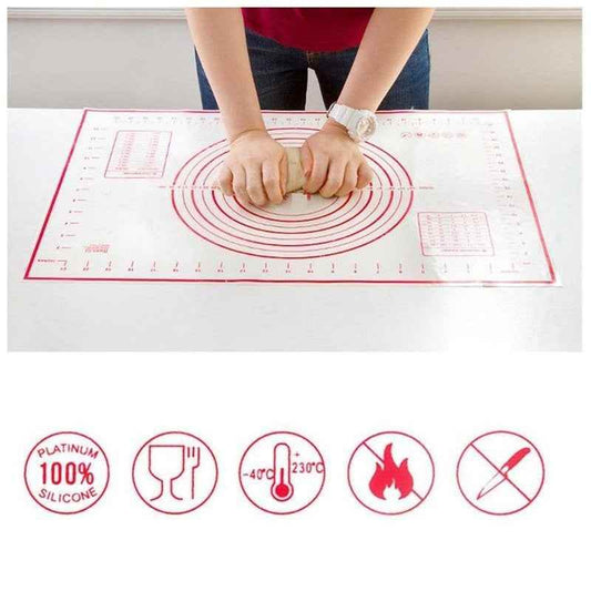 Large 40x60cm Silicone Baking Mat: Non-Stick, Easy Clean - Killer Products