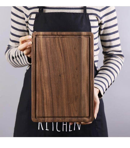 Black Walnut Wood Cutting Board - Elegant Dual-Sided Kitchen Tray - Killer Products