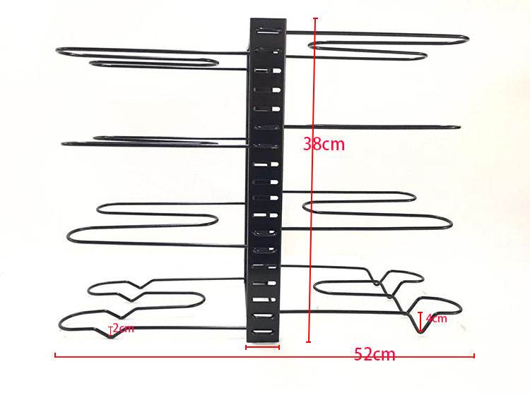 8 Tiers Iron Storage Racks: Elegant Kitchen Organizer Solution - Killer Products