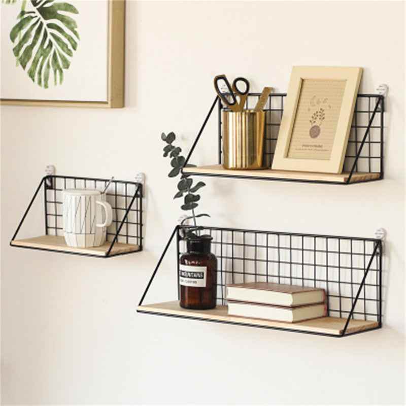 Elegant Japanese Style Wrought Iron Wall Hanging Basket Decor - Killer Products