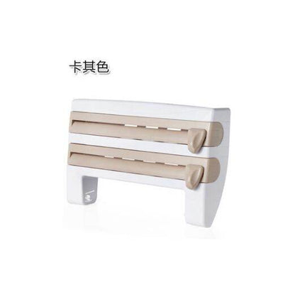 4-In-1 Kitchen Roll Holder Dispenser for Foil Film Wrap - Killer Products