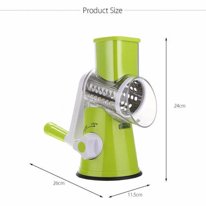 Vegetable Cutter Round Mandoline Slicer for Potato, Carrot, Cheese - Killer Products