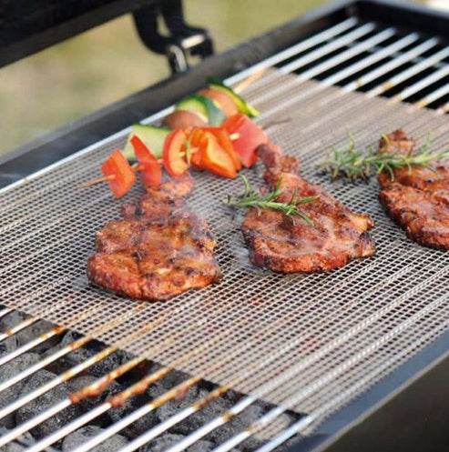 Barbecue Non-Stick Wire Mesh Grilling Mat: Reusable Outdoor Essential - Killer Products