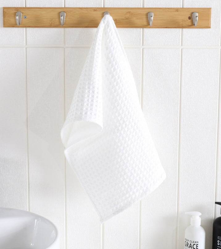 Luxurious Water-absorbing Quick-drying Pure Cotton Waffle Bath Towel - Killer Products