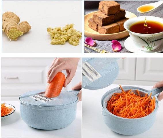 Versatile 8 In 1 Mandoline Slicer Set for Effortless Prep - Killer Products