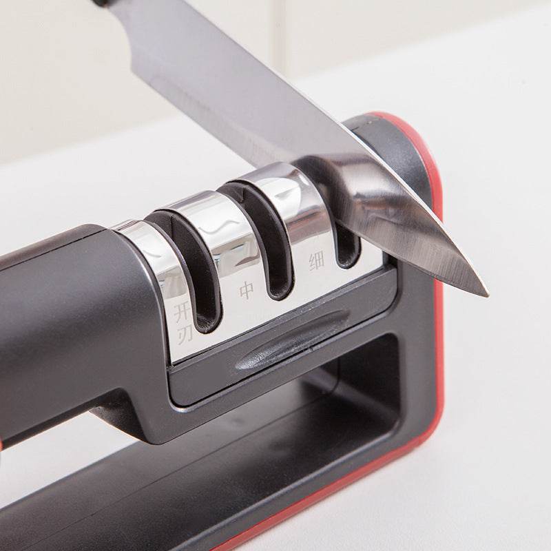 Diamond Quick Professional Knife Sharpener: 3-Stage Sharpening Stone - Killer Products