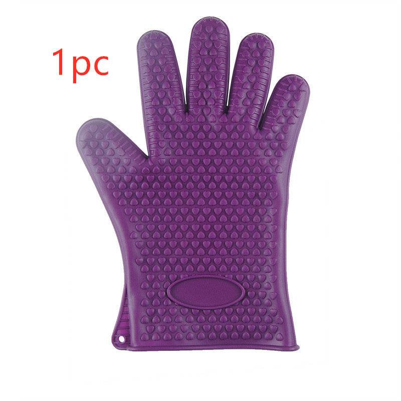 Heat Proof Food Grade Silicone Oven Mitts for BBQ Safety - Killer Products