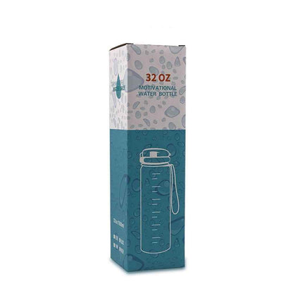 1L Tritan Time Marker Water Bottle - Leakproof Sports Fitness - Killer Products