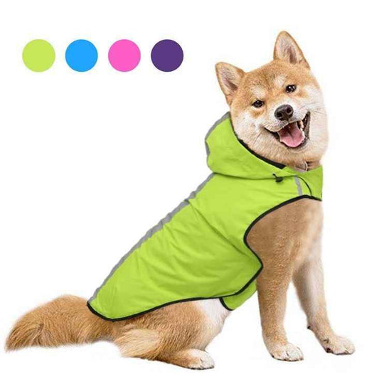Waterproof Pet Raincoat: Easy On/Off, Available in Vibrant Colors - Killer Products