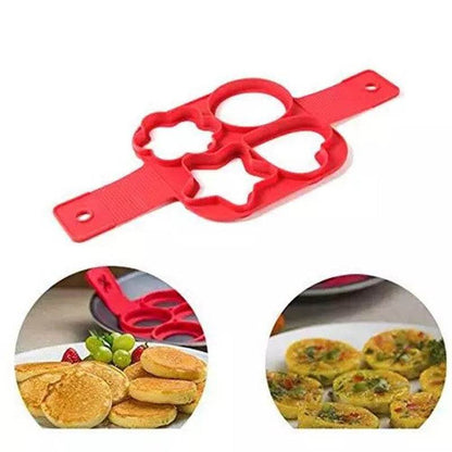 Fantastic Silicone Non Stick Egg Pancake Maker Mold Set - Killer Products