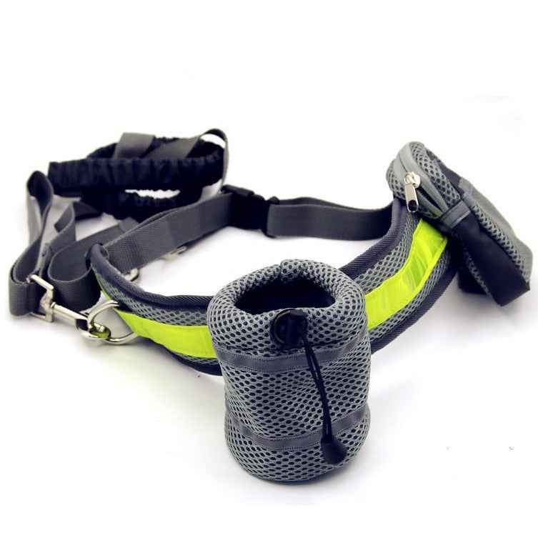 Adjustable Hands Free Dog Leash with Waist Bag and Pouch - Killer Products