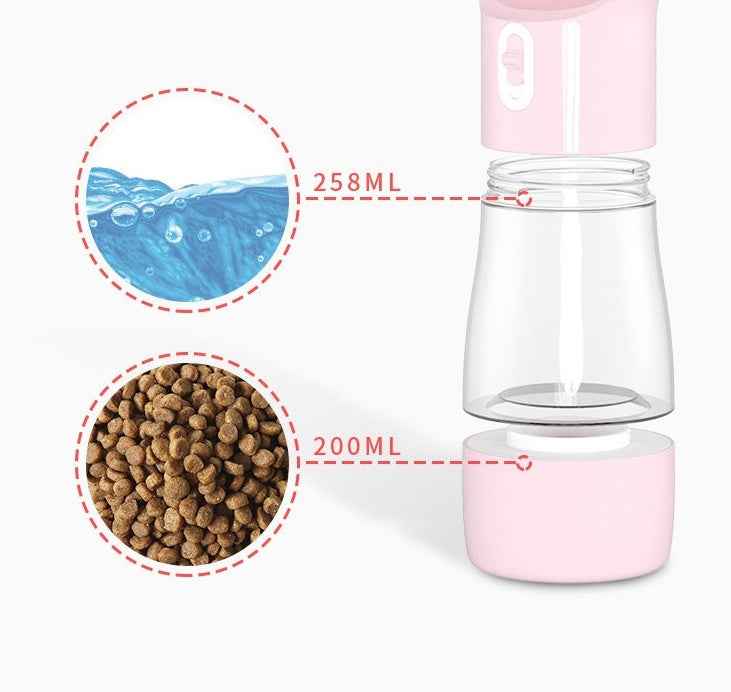 Traveling Out Portable Pet Water Bottle Dispenser: Leak-Proof, Dual-Use Design