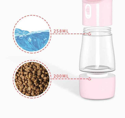 Traveling Out Portable Pet Water Bottle Dispenser: Leak-Proof, Dual-Use Design