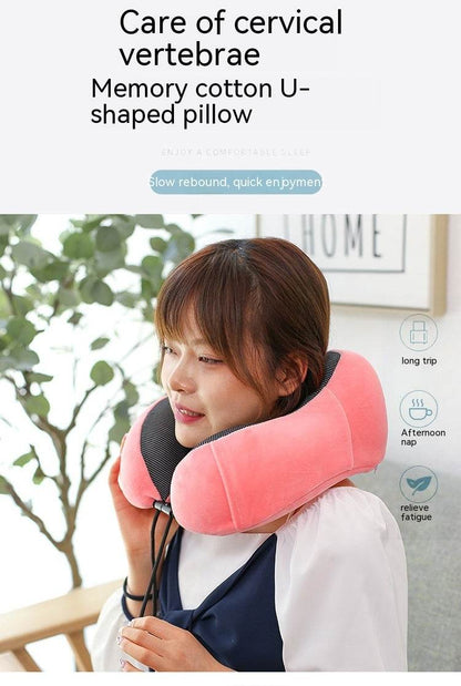 U-Shape Pillow Travel Pillow: Memory Foam Neck Relaxation Marvel - Killer Products