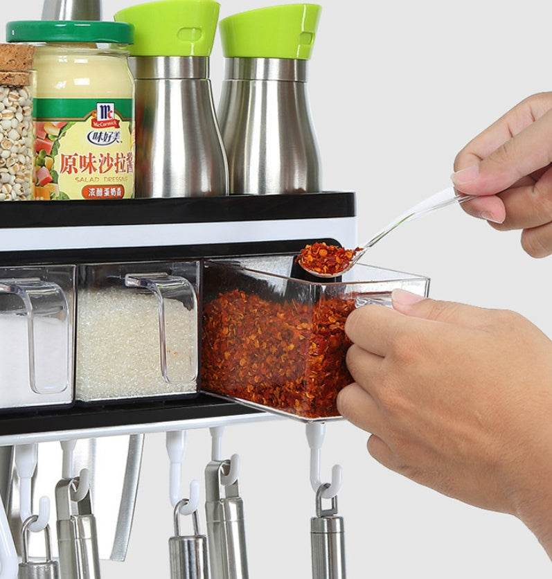 New Kitchen Storage Box: Multi-Function Wall-Mounted Racks Solution - Killer Products