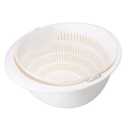 Portable Detachable Double-Layer Drain Basket for Fruit and Veggies - Killer Products