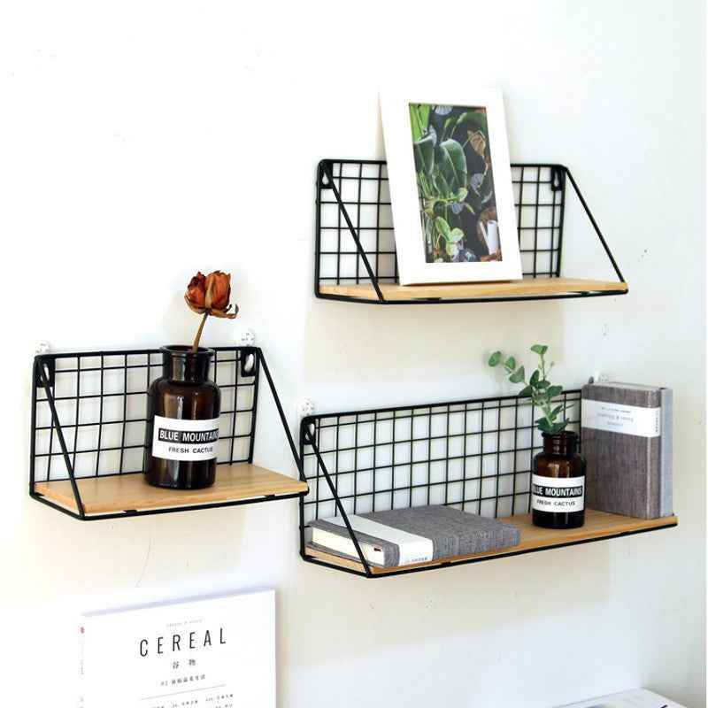 Elegant Japanese Style Wrought Iron Wall Hanging Basket Decor - Killer Products