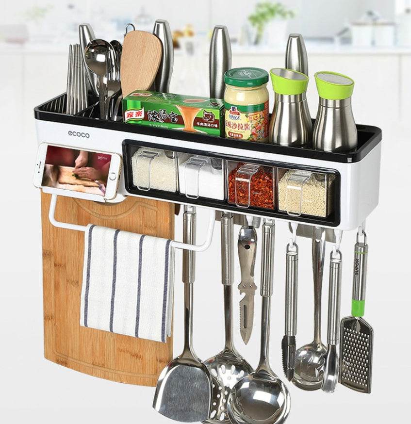 New Kitchen Storage Box: Multi-Function Wall-Mounted Racks Solution - Killer Products