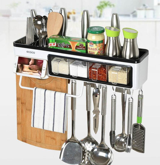 New Kitchen Storage Box: Multi-Function Wall-Mounted Racks Solution - Killer Products
