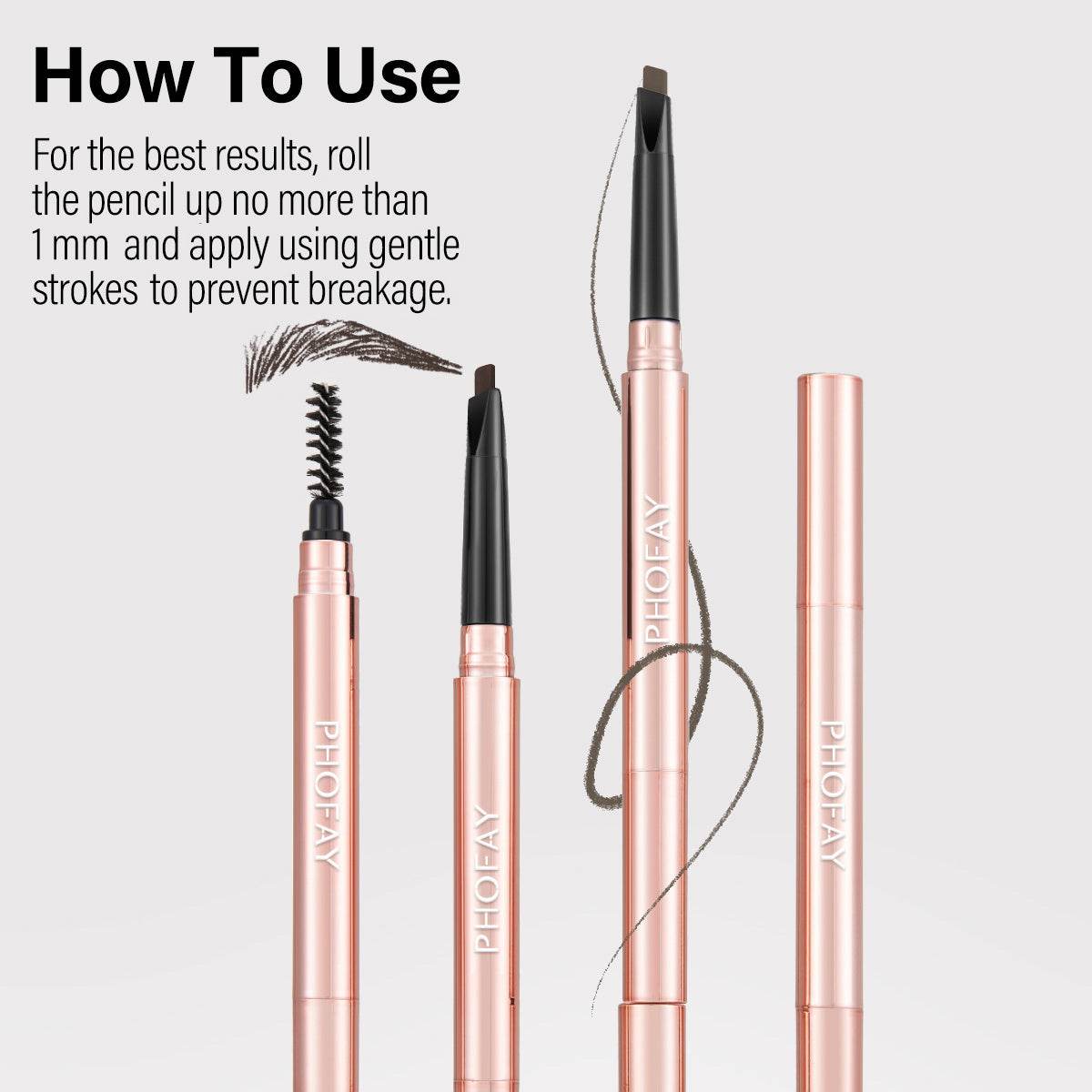 PHOFAY Eyebrow Pencil: Effortless Waterproof Precision for Perfect Brows - Killer Products