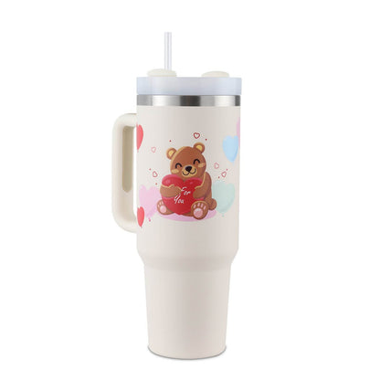 40oz Portable Stainless Steel Water Bottle Mug With Handle - Killer Products
