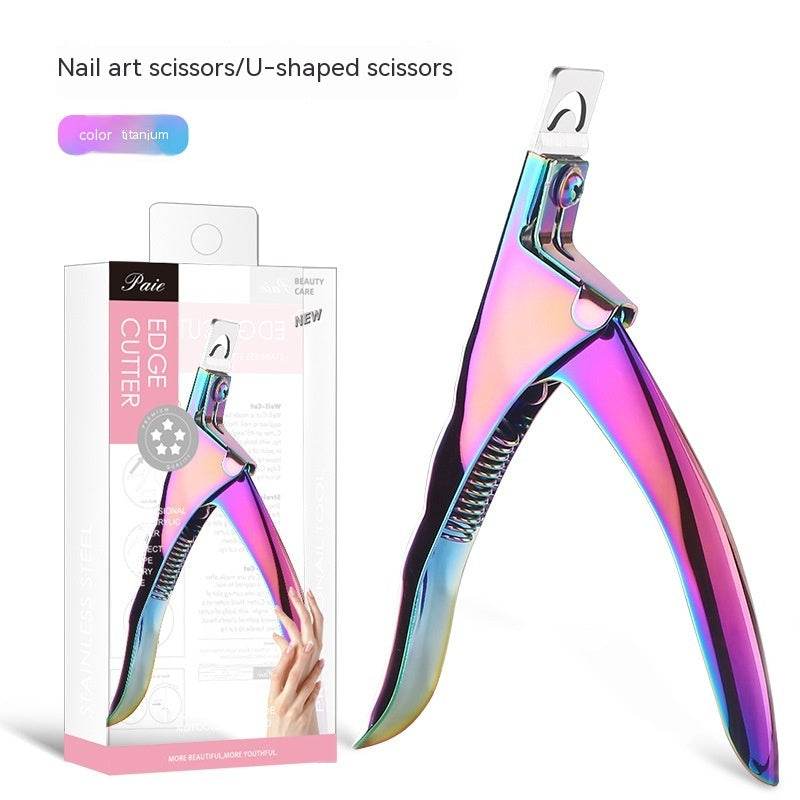 Flat Mouth U-shaped Scissors Nail Tip Pliers for Precision - Killer Products