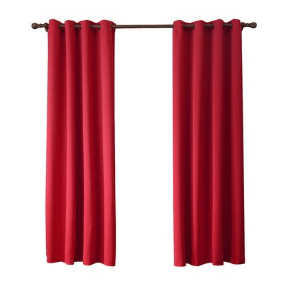 Luxurious Curtain Bedroom Shade Cloth Single Piece Red Elegance - Killer Products