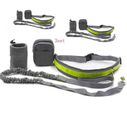 Adjustable Hands Free Dog Leash with Waist Bag and Pouch - Killer Products
