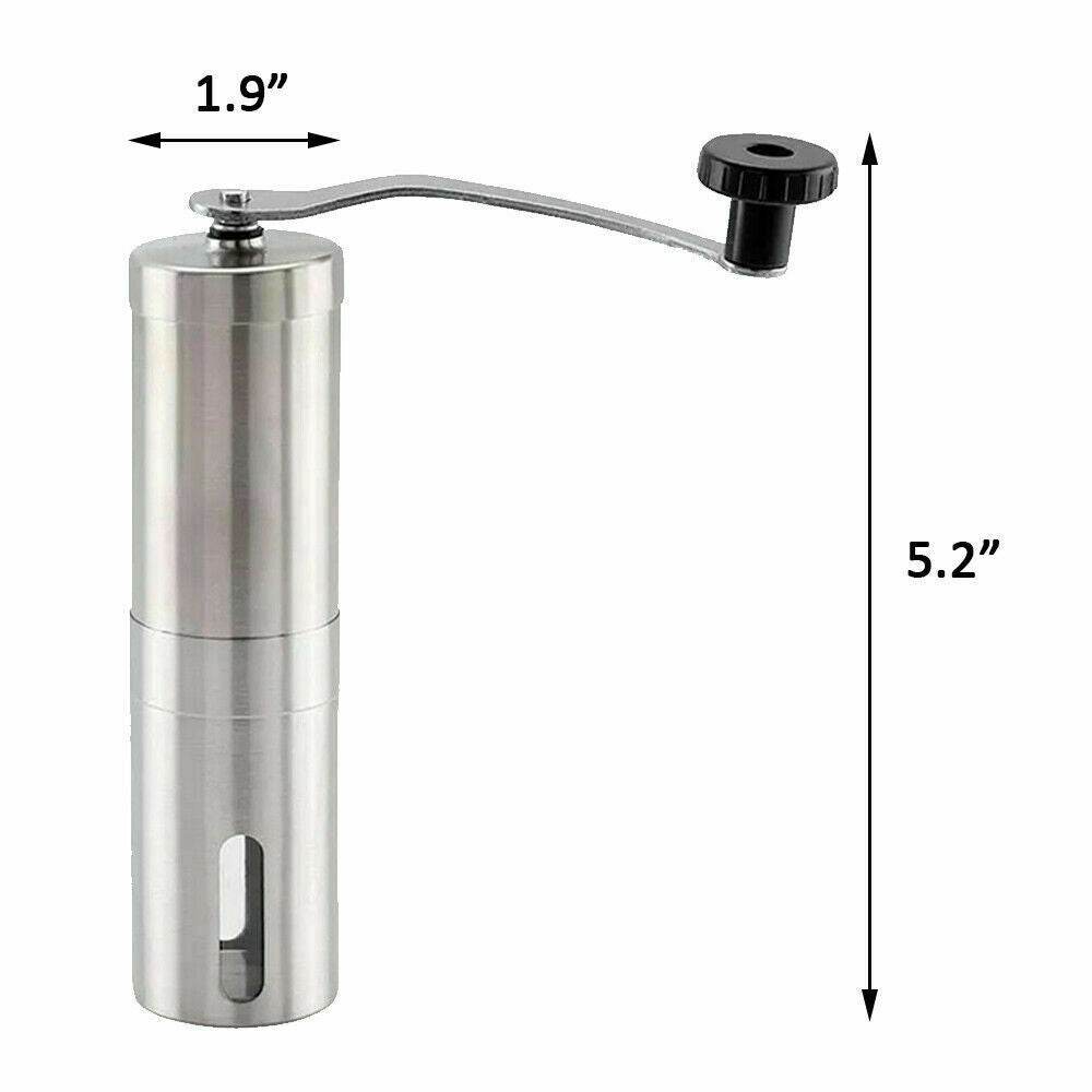 Home Portable Manual Coffee Grinder Stainless Steel Ceramic Burr - Killer Products