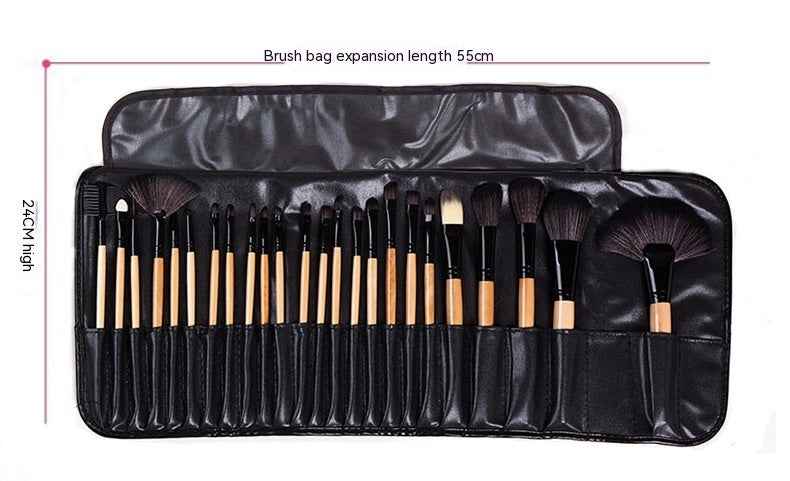 Complete 24 PCs Makeup Brush Set With Horse Hair Elegance - Killer Products