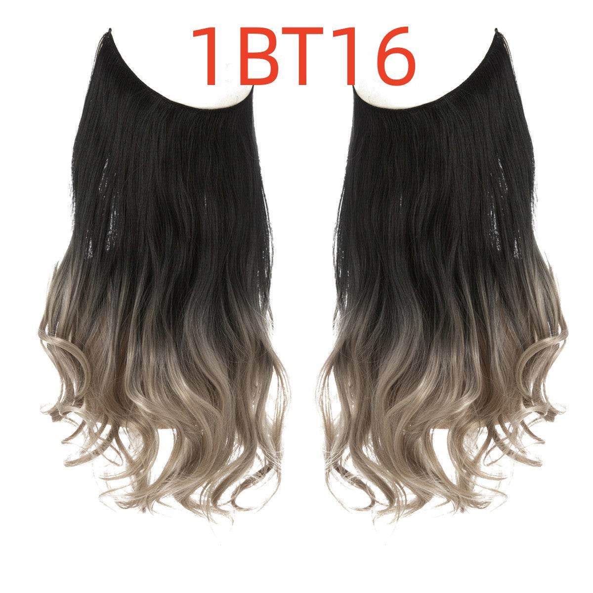 Long Curly Hair Wig: Female Fish Line Chemical Fiber Extension - Killer Products