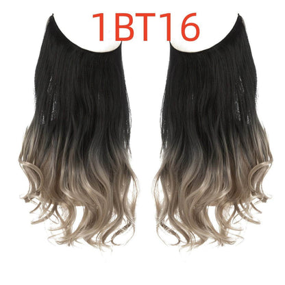 Long Curly Hair Wig: Female Fish Line Chemical Fiber Extension - Killer Products