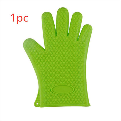 Heat Proof Food Grade Silicone Oven Mitts for BBQ Safety - Killer Products