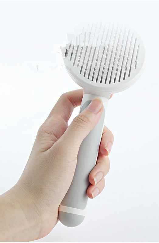 Round Handle Pet Grooming Massage Comb: Comfort and Relaxation Tool - Killer Products