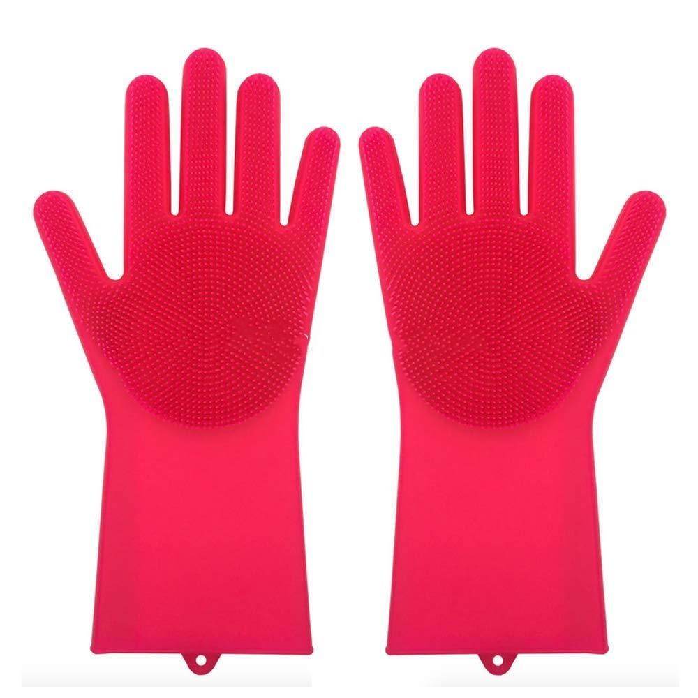 Silicone Heat-resistant Cleaning Brush Scrubbing Gloves for Kitchen Magic - Killer Products