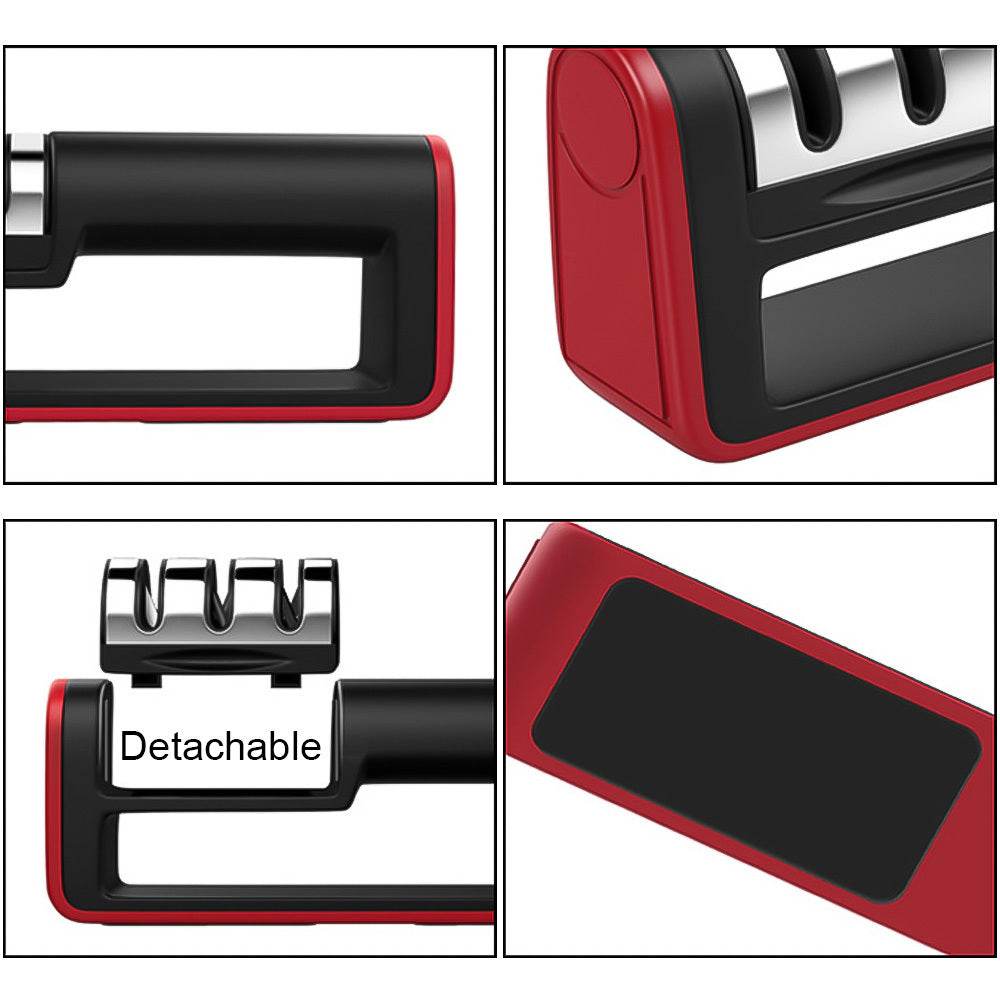 Diamond Quick Professional Knife Sharpener: 3-Stage Sharpening Stone - Killer Products