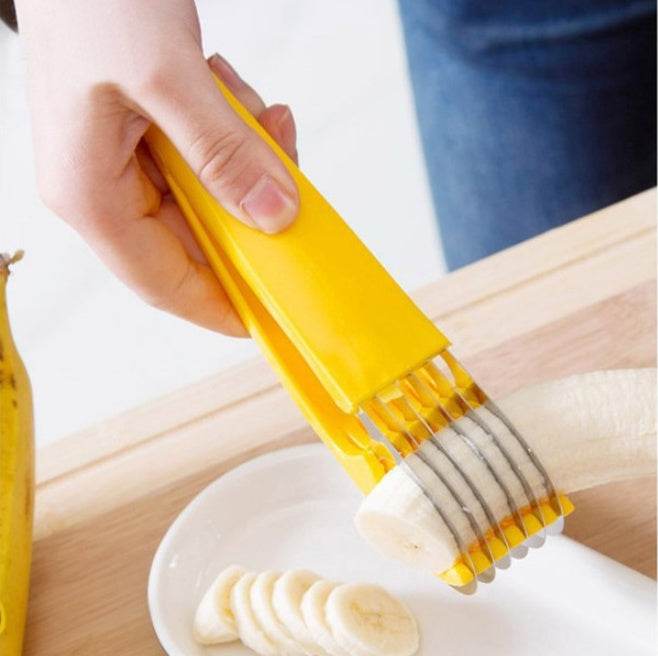 Effortless Kitchenware Banana Slicer Stainless Steel Cutter Tool - Killer Products
