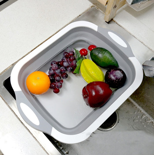 Folding Vegetable Board Household Multifunctional Anvil Board Basket - Killer Products