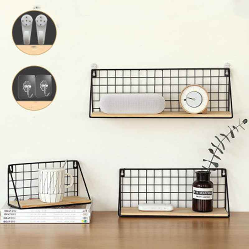 Elegant Japanese Style Wrought Iron Wall Hanging Basket Decor - Killer Products
