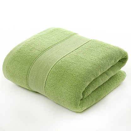 Luxurious Cotton Thickened Plain Colored Bath Towel: Ultimate Comfort - Killer Products