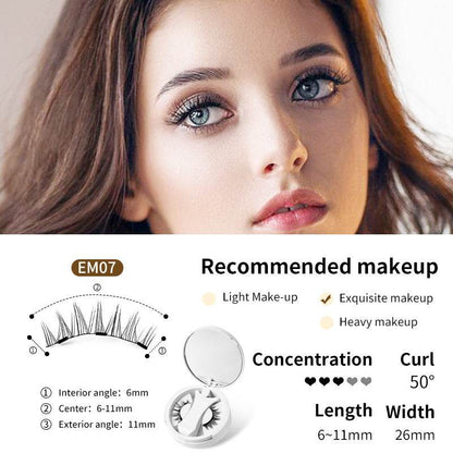 Magnetic False Eyelashes Kit: Glue-Free, Natural Look & Applicator - Killer Products