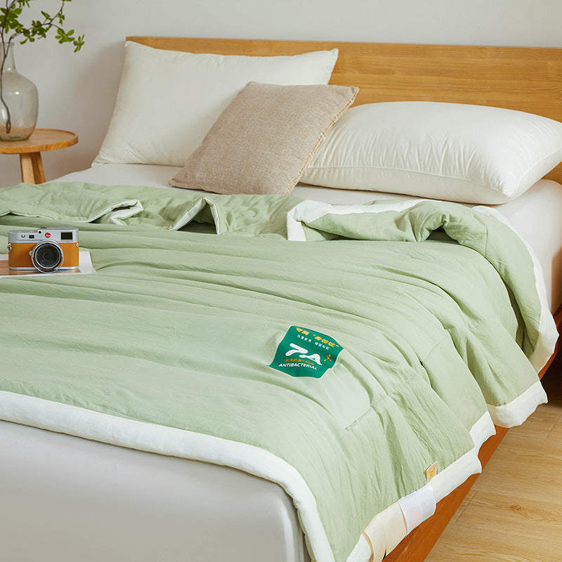 Antibacterial Raw Cotton Washable Summer Cool Quilt for Refreshing Sleep - Killer Products