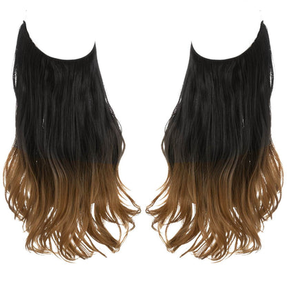 Long Curly Hair Wig: Female Fish Line Chemical Fiber Extension - Killer Products