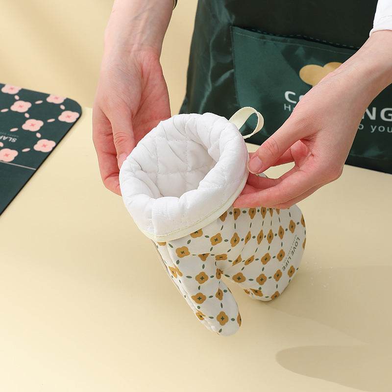 Anti-Scalding Microwave Cotton Insulation Gloves: Heat Resistant Mitts - Killer Products