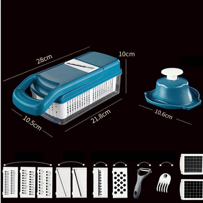Effortless Culinary Precision: New Hand-crank Vegetable Cutting Press Grater Slicer - Killer Products